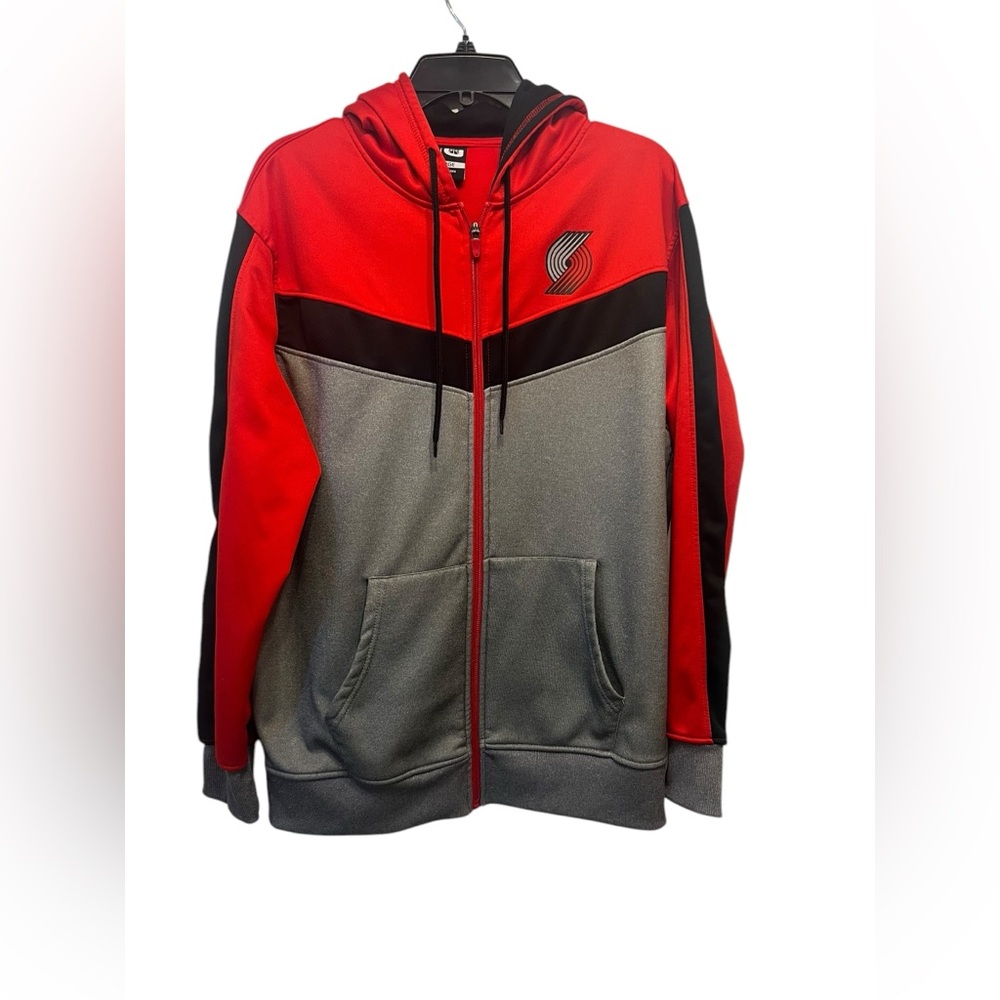 NBA TRAIL BLAZERS full zip hoodie jacket